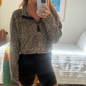 Cropped longsleeve fleece